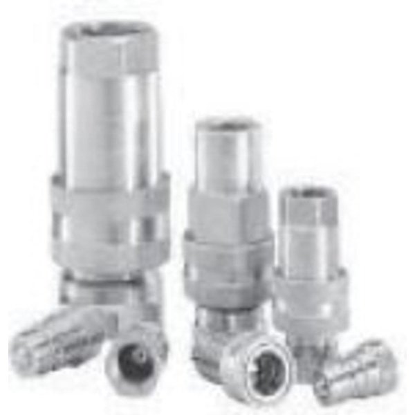 Stucchi Quick Couplers (with Poppet Valves): 3571 PSI, 3/4 in. NPT Female Thread, 3/4 NPT Male Tip 237307